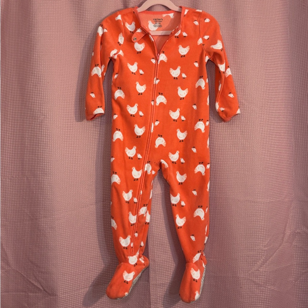 Three carter's girl's rompers
